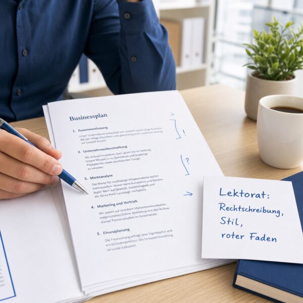 Businessplan Lektorservice
