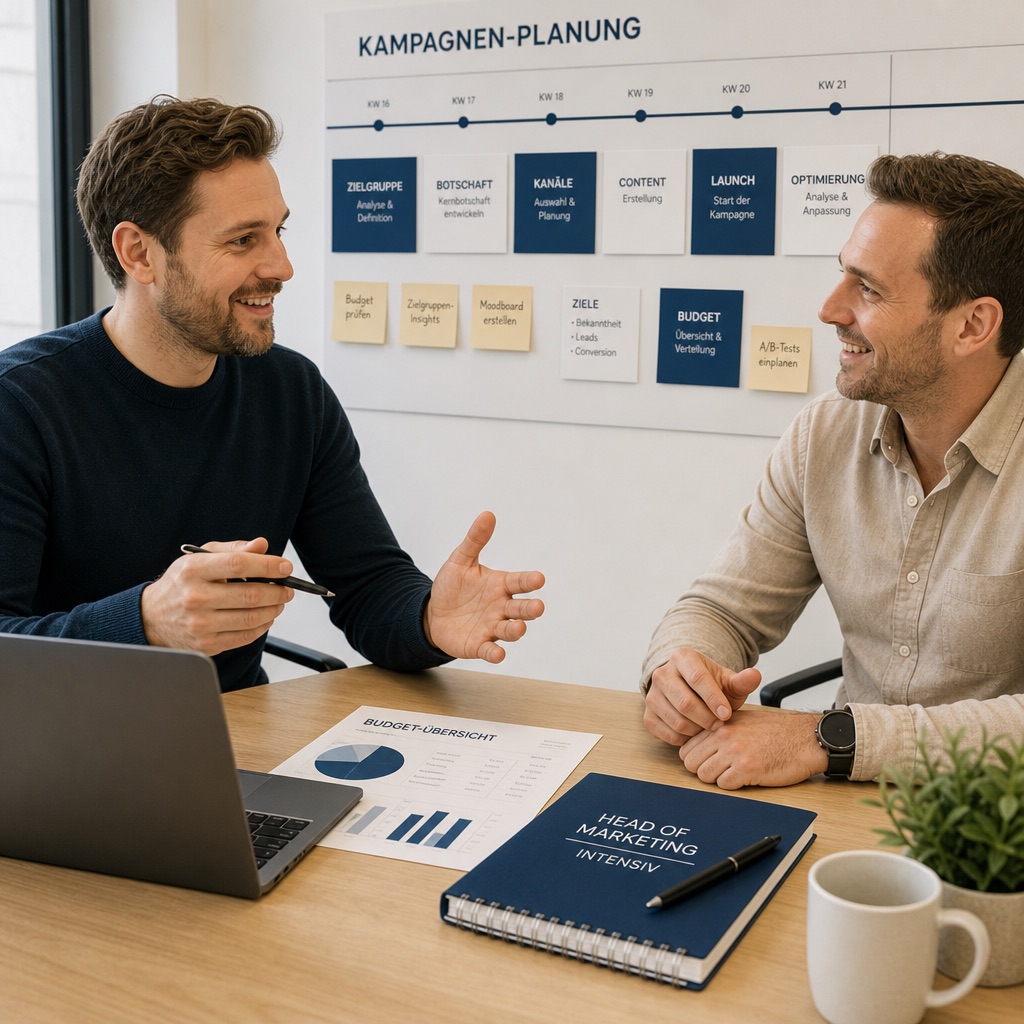 Head of Marketing Sparring Intensiv 12 Monate