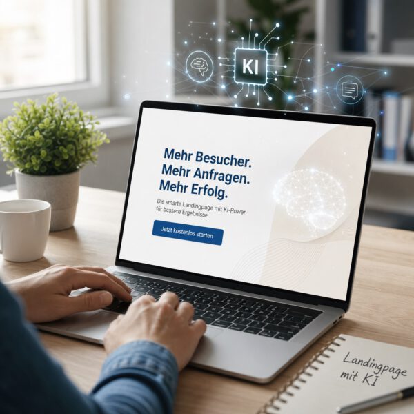 Landingpage mit KI