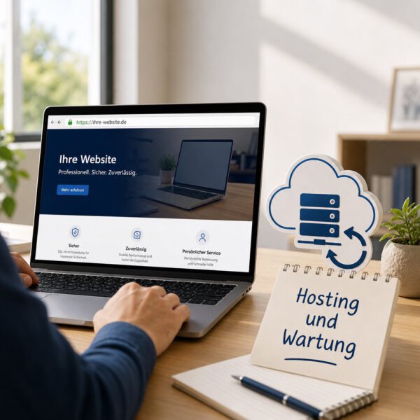 Webhosting und Wartung Basis 12 Monate